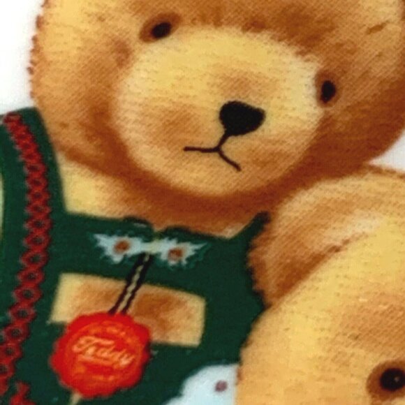 Reutter Porzellan Germany Teddy Bear Trinket Tray Mini Dish Set of 3 Lederhousen - Picture 6 of 8